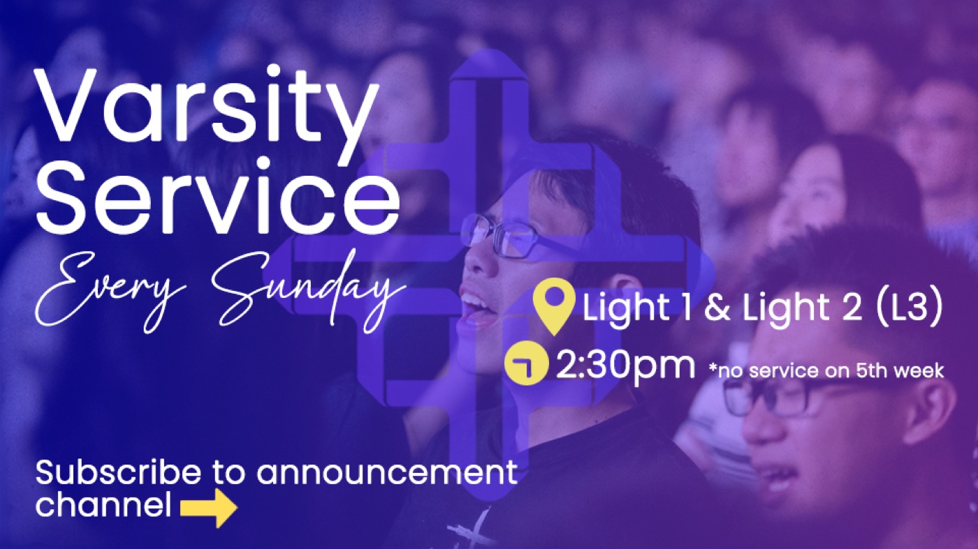 Varsity service venue and timing